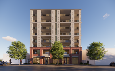 109.24 ST BARTS SOCIAL HOUSING - 3D VIEW 1